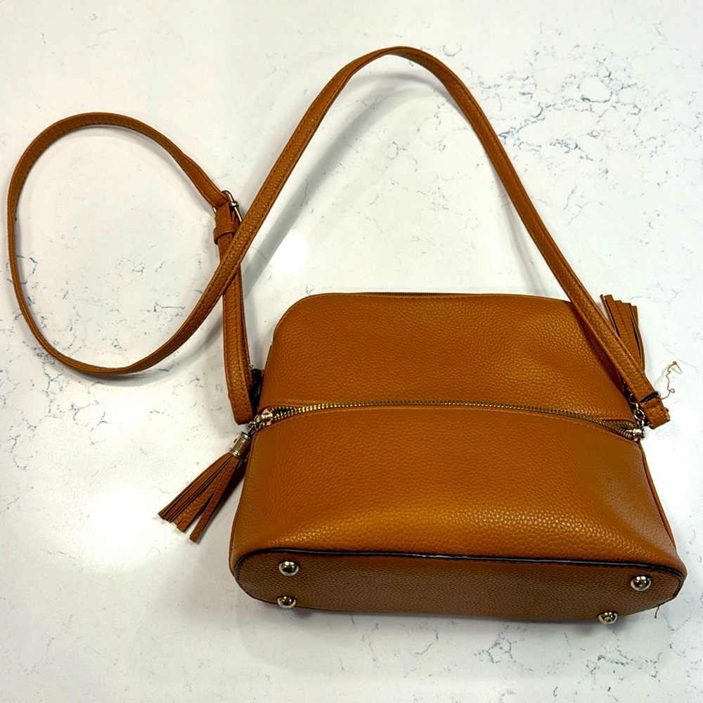 Camel crossbody